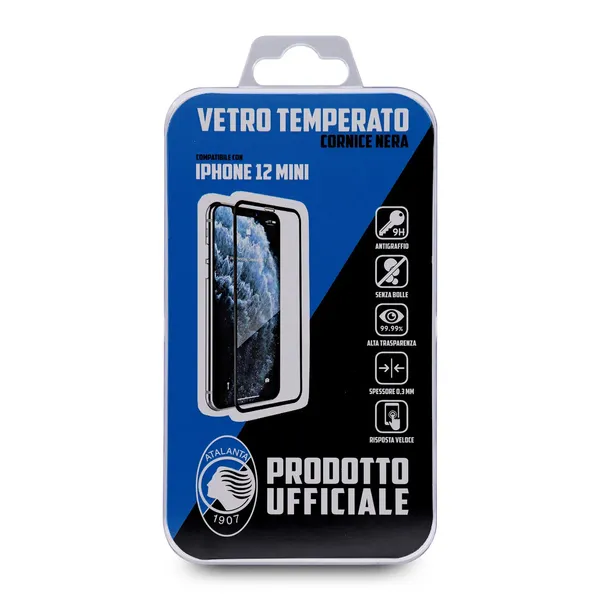 ATALANTA TEMPERED GLASS NERO IPHONE 12 MINI