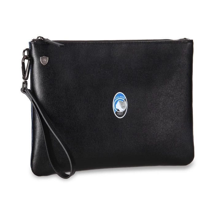 ATALANTA LEATHER BLACK POCHETTE