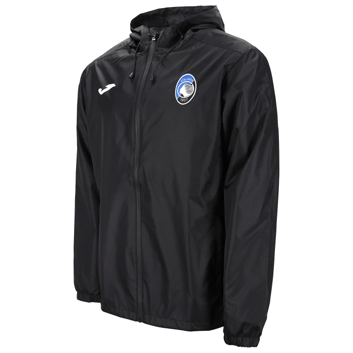 ATALANTA BLACK TRAINING RAIN JACKET 2024/25