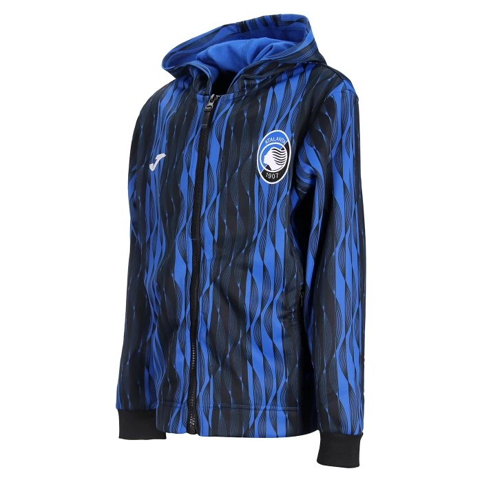 ATALANTA BLUE HOODIE PRE-MATCH JACKET 2024/25 - KIDS