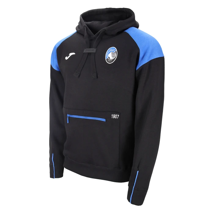 ATALANTA BLACK HOODIE FREE TIME JACKET 2024/25 - KIDS