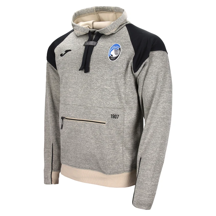 ATALANTA BEIGE HOODIE FREE TIME JACKET 2024/25 - KIDS