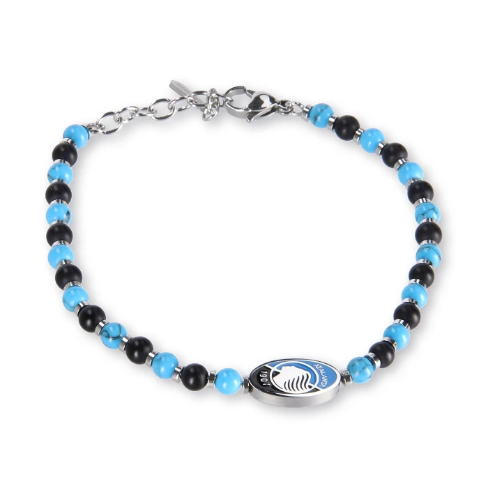 ATALANTA 316L STEEL BRACELET WITH NATURAL STONES