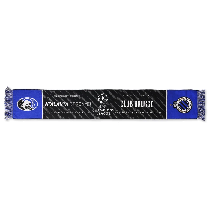 ATALANTA - CLUB BRUGGE SCARF