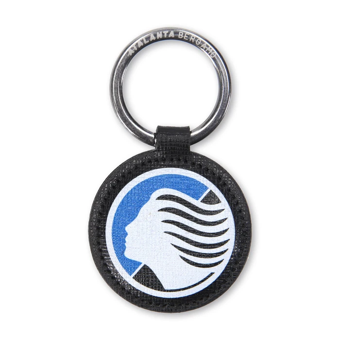 ATALANTA ROUND LEATHER KEYRING