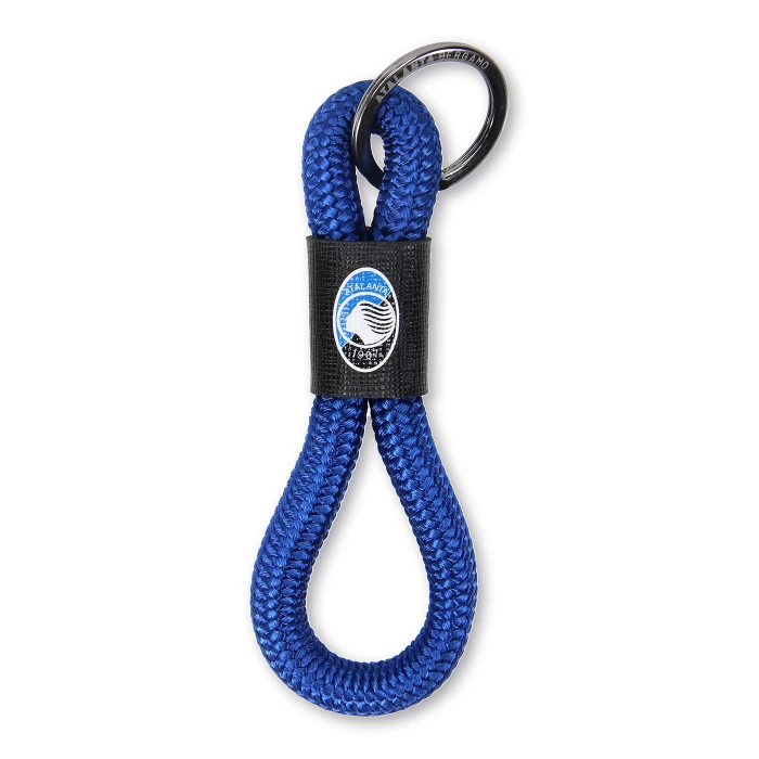 ATALANTA LEATHER KEYRING BLUE