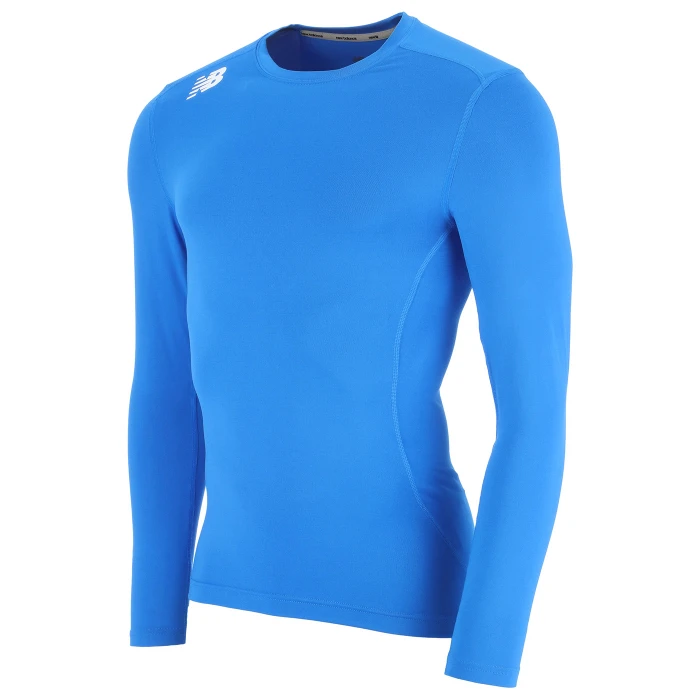NEW BALANCE LS BLUE COMPRESSION TRAINING JERSEY 2025/26