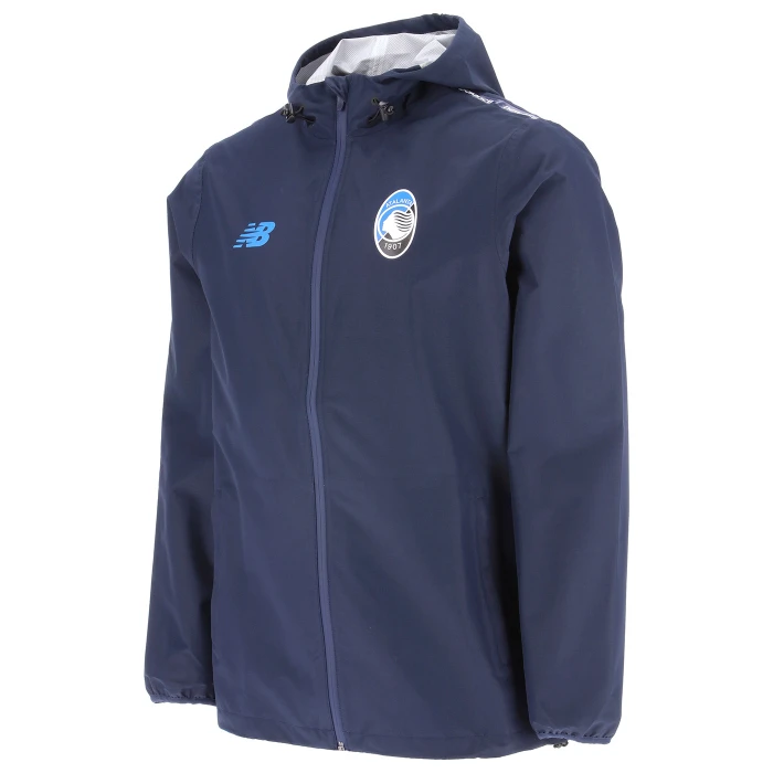 ATALANTA NAVY TRAINING RAIN JACKET 2025/26