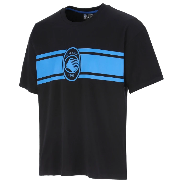 ATALANTA BLACK COLLEGE COLLECTION OVERSIZE T-SHIRT 2025/26