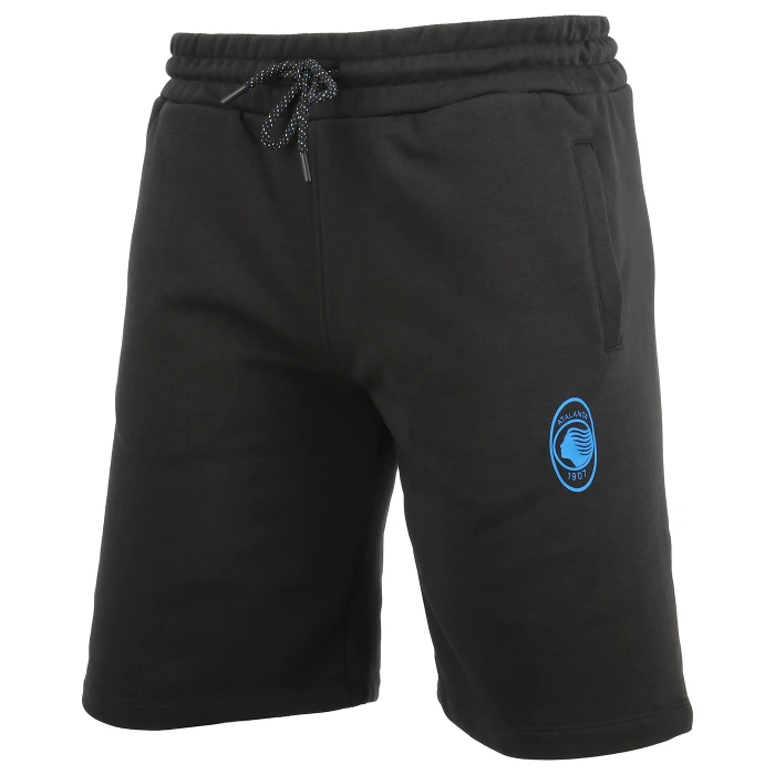 ATALANTA BLACK SWEATSHORTS AURA COLLECTION 2025/26