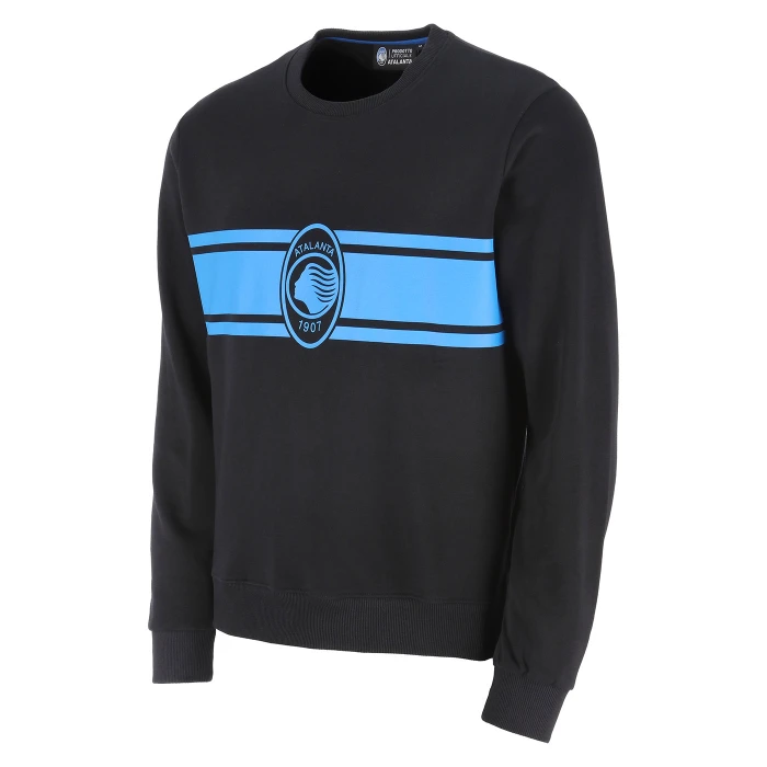 ATALANTA BLACK COLLEGE COLLECTION CREWNECK SWEATSHIRT 2025/26 - KIDS