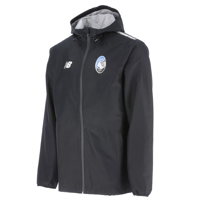ATALANTA BLACK TRAINING RAIN JACKET 2025/26 - KIDS