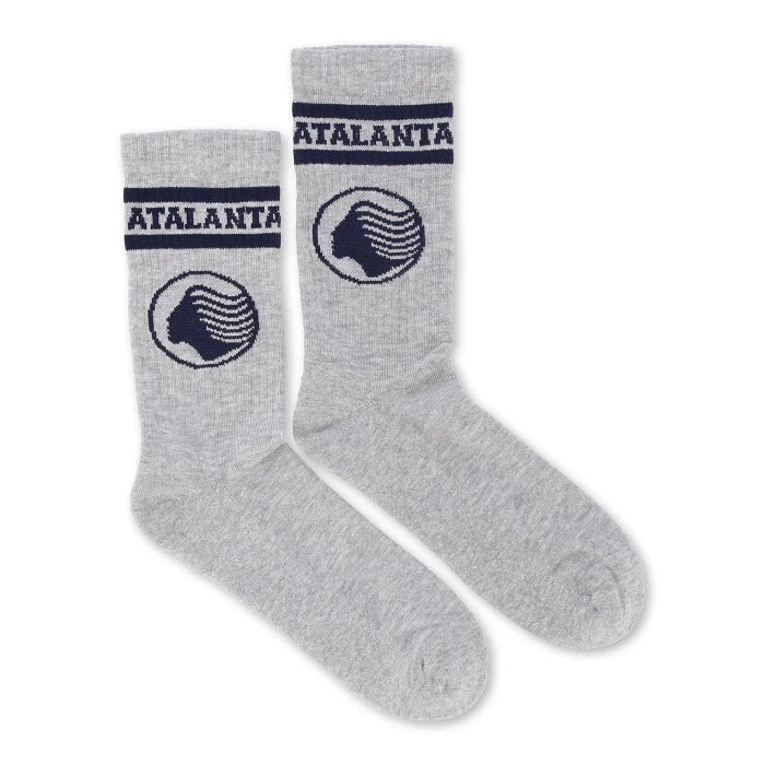 ATALANTA GREY LOGO SOCKS 2025/26
