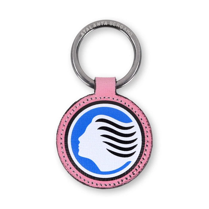ATALANTA DEA LEATHER KEYRING - PINK