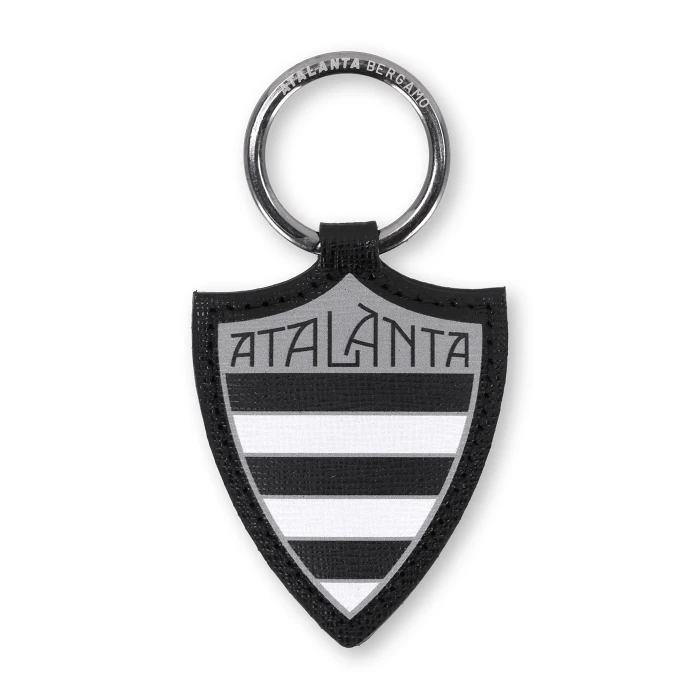 ATALANTA 1907 LOGO LEATHER KEYRING