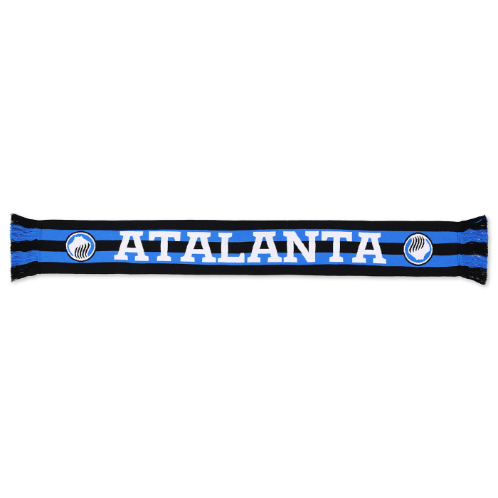 ATALANTA BLACK AND BLUE SCARF