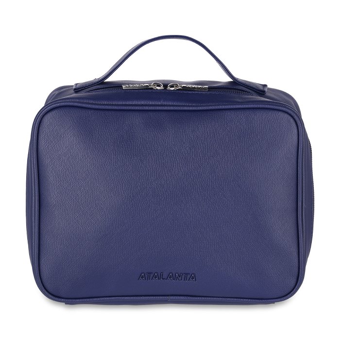 ATALANTA NAVY TRAVEL TOILETRY BAG