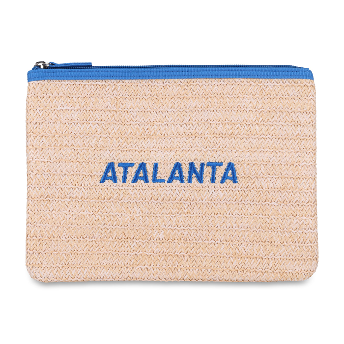 ATALANTA STRAW POUCH
