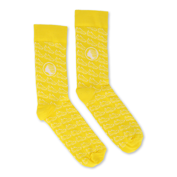 ATALANTA YELLOW HAPPY SOCKS