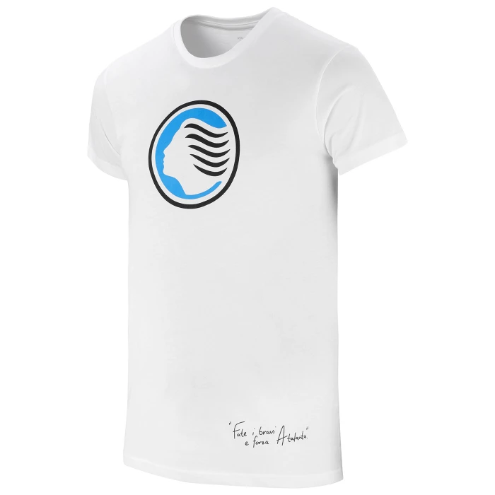 ATALANTA DEA LOGO T-SHIRT - WHITE