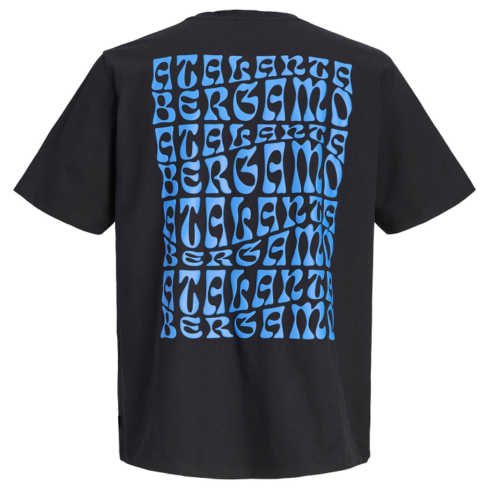 ATALANTA BERGAMO BLACK GRAPHIC T-SHIRT