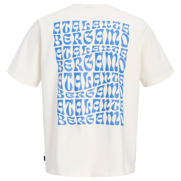 ATALANTA BERGAMO OFF-WHITE GRAPHIC T-SHIRT