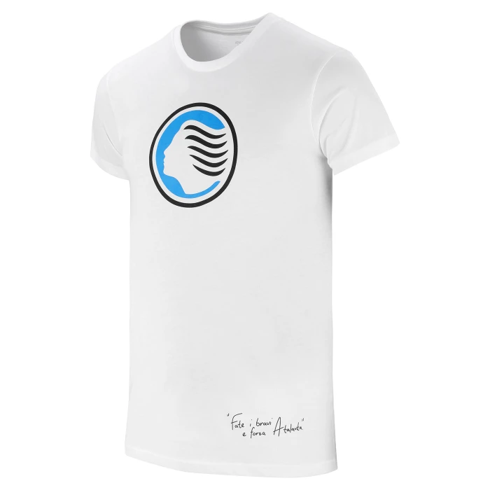 ATALANTA DEA LOGO T-SHIRT WHITE - KIDS