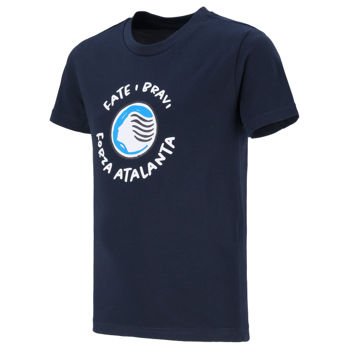 ATALANTA FATE I BRAVI NAVY T-SHIRT - KIDS