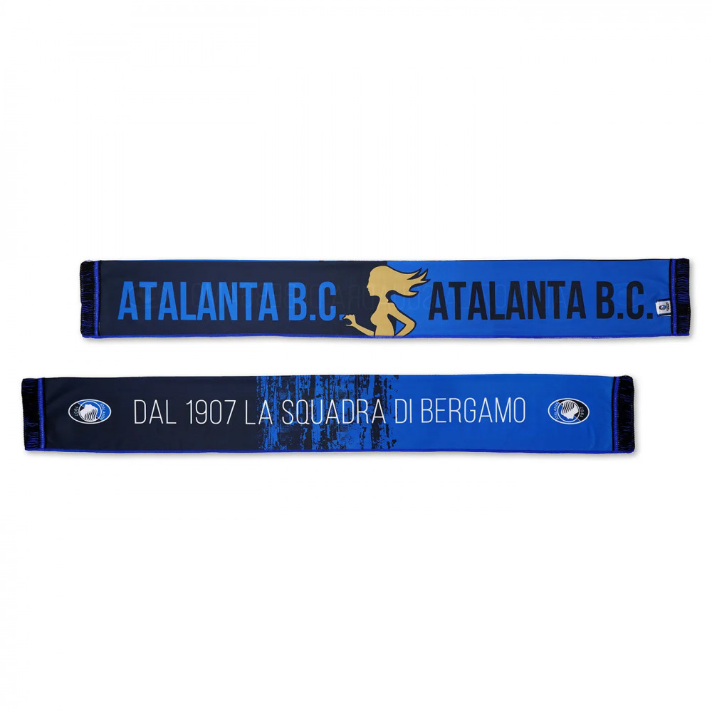 Sciarpa Atalanta UFFICIALE Modello Jacquard In Acrilico Mola Mia - 3